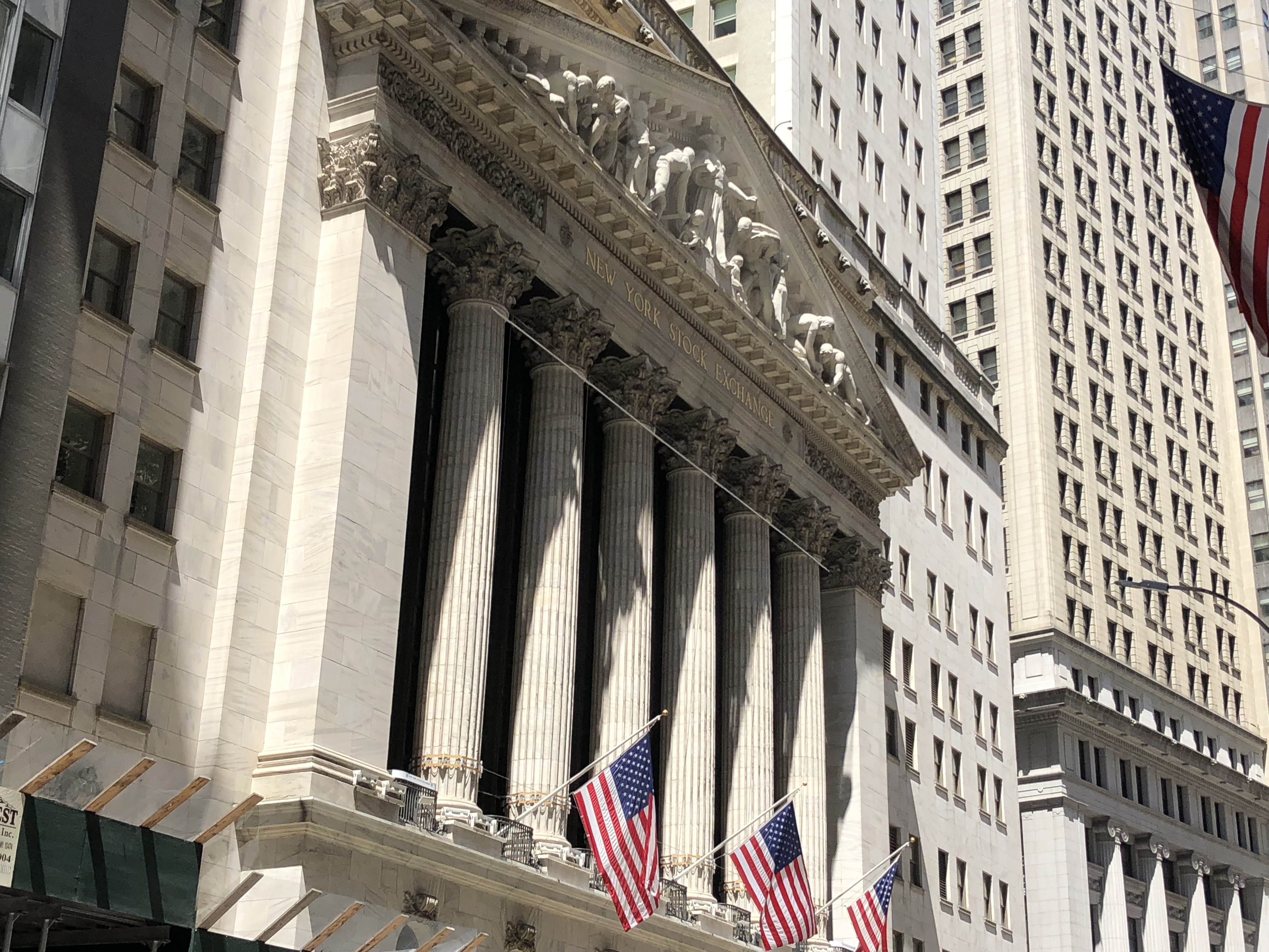 New York Stock Exchange an der Wall Street
